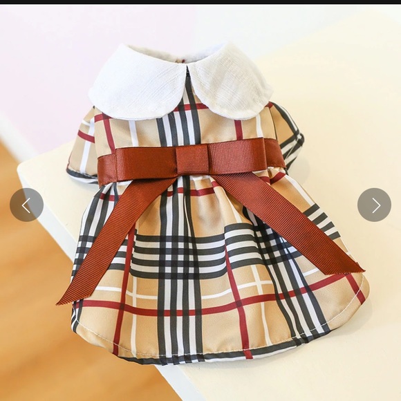 💗💗💗HOST PICK!💗💗💗 NWT Plaid Puppy Dog Dress - Picture 4 of 6